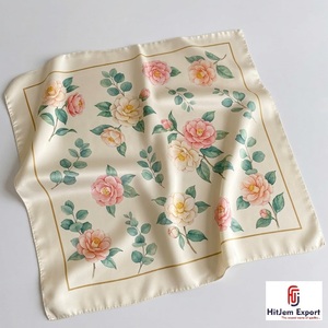 Écharpe imprimée en tissu, bandana, OEM ODM, marque blanche, fournisseur en gros, faible MOQ, fabricant textile européen, produits textiles personnalisés de Bali - Product Image 4