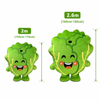 Costume de Mascotte Gonflable Légume de Dessin Animé Baige, Tenue de Personnage Ambulant pour Événements Promotionnels Alimentaires