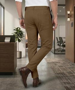Pantalones Formales Elásticos para Hombre, Pantalones de Vestir Elegantes y Ajustados para Oficina o Fiesta - Product Image 4