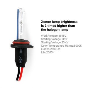 2 ampoules Xénon HID 9006/HB4 3500LM 8000K AC 35W pour phares et feux de brouillard, faisceau bas/haut, remplacement pour feux de route - Product Image 3