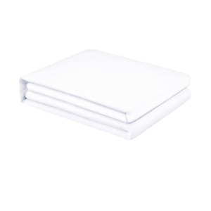 Plain White <b>Comforter</b> <b>Set</b> Soft Breathable Eco-Friendly Durable Cotton with Matching Pillow Covers for Home Hotel Guest Room - Product Image 1