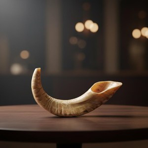 Shofar Trompeta de Cuerno de Carnero Extra Grande, Pulido a Mano, de Israel, Natural, 21-22 Pulgadas, Sonido Profundo - Product Image 5