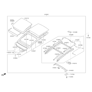 แผงหน้าแท้ใหม่ OEM 816103W000 - Product Image 2