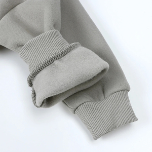 Baby <b>Boys</b> Light Blue Hooded Tracksuit Set Full Sleeve Casual Cotton Autumn Wear With Side Pockets Elastic Waist 2027 - Product Image 4