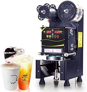 Máquina Selladora de Vasos de Té de Burbujas Totalmente Automática con Panel de Control LCD, Selladora de 400-600 Vasos/Máquina Selladora de Vasos de Plástico - Product Image 5