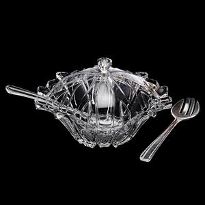 Ensaladera de acrílico transparente y servidor de ensalada - Product Image 1