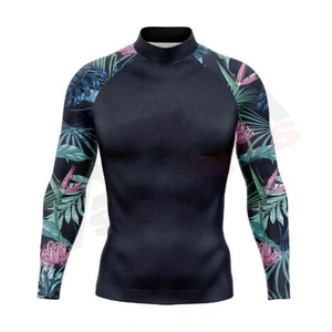 OEM Design <b>Compression</b> Mma Rash Guard oem Mma Rash guard custom Sublimated Printed <b>Mens</b> Breathable <b>Compression</b> Rash Guard - Product Image 5
