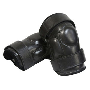 Genouillères de performance pour hommes, protections en cuir souple rembourrées pour l'équitation et les vêtements de type western pour écuries. - Product Image 4