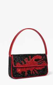 Bolso de Hombro de Mujer con Diseño de Animal Cuadrado y Cuentas Acrílicas Hechas a Mano, Bolso de Mano de Lujo para la Noche - Product Image 4