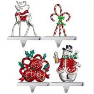 Soporte para Calcetines Navideños de Reno de Metal Plateado al por Mayor, Resistente, con Peso, Antideslizante, para Chimenea, en Oferta - Product Image 6