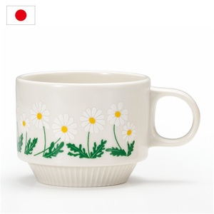 Taza Ancha Retro Aderia de 310 ml, Hecha en Japón, Taza de Cerámica para Sopa, Vajilla para el Hogar y la Cocina, Estilo Retro Showa, Kawaii, Linda - Product Image 1