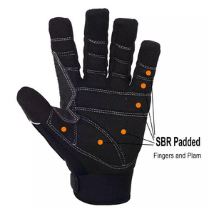 ถุงมือช่างหนังสังเคราะห์ดีไซน์ใหม่ Amara ป้องกันแรงกระแทก ทนทาน พร้อมแผ่น TPR ฉีดขึ้นรูปเพื่อป้องกันมืออย่างดี - Product Image 5