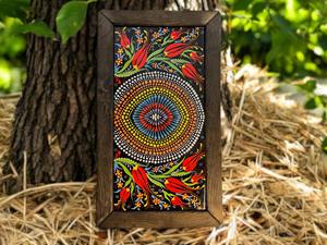 Plateau imprimé en bois et métal style industriel pour décoration loft, plateau de service en gros - Product Image 2