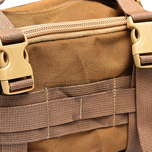 กระเป๋าเดินทางแบบดัฟเฟิล Tactical ขนาดใหญ่ สีโคโยตี้ สำหรับกิจกรรมกลางแจ้ง แคมป์ปิ้ง ท่องเที่ยว รับทำโลโก้  กระเป๋าอเนกประสงค์ กันน้ำ ทนทาน - Product Image 2