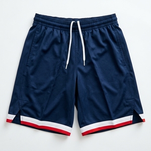 Ensemble de maillots de basket-ball bleu marine personnalisés sans manches, sublimés, respirants, uniforme d'équipe avec numéro et nom, fabriqué au Pakistan - Product Image 5