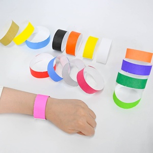 Pulseras de Papel Tyvek Imprimibles por Inyección de Tinta, 19x250mm con Números de Serie, Paquete de 1000, para Eventos, Fiestas, Bodas - Product Image 2