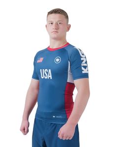 Protection anti-éruption cutanée MMA de Compression, protection anti-éruption MMA Rashguard OEM, protection anti-éruption pour hommes à impression personnalisée - Product Image 3