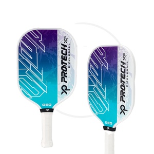 Protech XP Geo Honeycomb Core Wide 11mm Thick <b>Pickleball</b> Combo Set for Children-2 Paddles 4 <b>Balls</b> 1 Cover (Entertainment Use) - Product Image 3