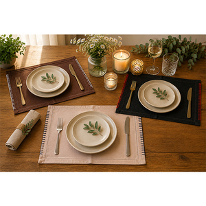 Premium Linen <b>Placemat</b> | Washable Heat Resistant Dining Table Mat for Home, Hotel & Restaurant - Product Image 4