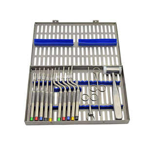 Kit de Osteótomos para Levantamiento de Seno Maxilar Oral, de Acero, Rectos, Cóncavos, 10 Piezas, de Dentavex - Product Image 1