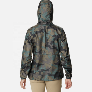Men's <b>Lightweight</b> Hooded Camouflage Print Windbreaker <b>Jacket</b> Waterproof Windproof Outdoor <b>Casual</b> Full Zip <b>Jacket</b> - Product Image 2