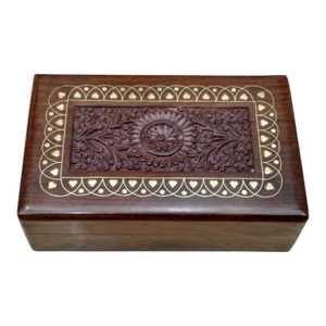 Hand Engraved Wooden Jewelry <b>Box</b> Portable <b>Trinket</b> Case Carved Gift Packaging for Wedding Decor - Product Image 1