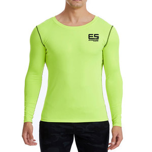 Nouveau Maillot de Compression Homme Haute Qualité - Vêtement de Sport Personnalisé à Séchage Rapide et Respirant en Spandex/Polyester - Prix Abordable - Product Image 1