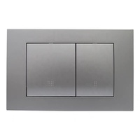 Réservoir encastré mural de bas niveau et cadre pour casseroles suspendues au mur uniquement FS2001-G avec pièces complètes et plaque affleurante