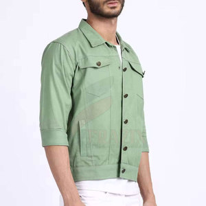 Vestes en jean pour hommes, tissu en coton de qualité supérieure, vêtements décontractés classiques, fournisseur et fabricant d'usine - Product Image 5