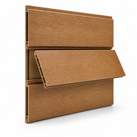 4 options de couleurs Panneau mural en WPC imitation bois Revêtement intérieur |   Panneau mural imperméable, résistant à l'humidité, ignifuge et durable