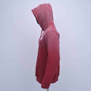 Sweat-shirts à capuche pour hommes, qualité supérieure, logo personnalisé, fabrication sur mesure, en molleton avec effet délavé et impression sérigraphiée sur le devant, manches longues. - Product Image 5