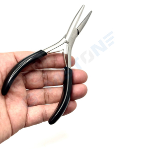Professional Hair <b>Extension</b> Flat Mouth Plier with Inner Teeth Grip – Stainless Steel Hair <b>Extension</b> Tool for <b>Beads</b> Rings - Product Image 5