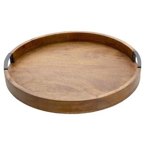Assiette de mariage classique ronde en bois durable - Product Image 4