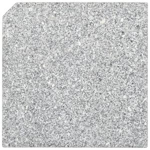 4 pezzi piatti quadrati in granito grigio 220.5 lb per ombrelli e basi da giardino - Product Image 6