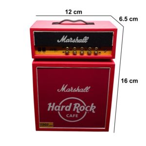 Decoration Miniature Amplifier <b>Speaker</b> 6.2 Inch Marshall Hard <b>Rock</b> 2 Cabinet Pink Color Wooden Hand Made - Product Image 2