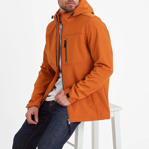 Chaqueta Cortavientos Impermeable para Hombre, Transpirable, Cómoda, con Forro Polar, Chaqueta Softshell para Exteriores - Product Image 3