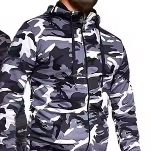 ชุดวิ่งออกกำลังกายแบบบางสำหรับผู้ชายชุดกีฬาแบบกำหนดเองพร้อมเสื้อฮู้ดและกางเกงชุดออกกำลังกายแบบลำลองสำหรับเด็กผู้ชายลายพื้น - Product Image 5