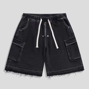 Higjh Quality Custom Shorts <b>Jeans</b> <b>Men</b> High Quality And Comforetable Fabric Oversized Short <b>Jeans</b> For Man - Product Image 1