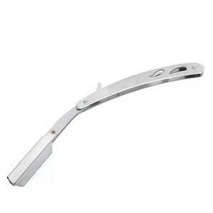 Nueva Navaja de Afeitar Recta Plegable Profesional de Acero Inoxidable ODM para Hombre, Colores de Etiqueta Personalizados, Herramienta de Barbería para Afeitar - Product Image 1