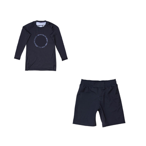 Conjunto de Ropa Deportiva para Hombre, Camiseta de Compresión y Pantalones Cortos de Combate, para MMA/No-Gi, Ligeros, de Secado Rápido, Protección Solar UPF50, para Entrenamiento de Verano - Product Image 5