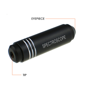 Spectroscope gemmologique professionnel portatif 55 mm |   Analyseur de spectre d'absorption en aluminium pour l'identification des pierres précieuses (OEM) - Product Image 2