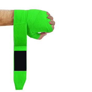 Vendas elásticas personalizadas OEM para manos con bucle para el pulgar y soporte de muñeca con velcro para entrenamiento profesional en el gimnasio - Product Image 4