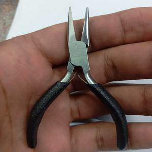 Pince à bec de canard professionnelle de 8 cm pour bijoux, outil robuste résistant à la rouille pour la fabrication, la réparation et l'artisanat de bijoux - Product Image 1