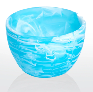 Bol en résine époxy pour cadeaux, vaisselle, bol de dîner au design moderne, surface polie, bol de service pour la nourriture, bol de fête - Product Image 1