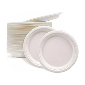 Shrekha Creations Premium Quality <b>Disposable</b> Sugarcane Bagasse Plant Fiber <b>Plates</b> Bio-Degradable Eco-Friendly Madhya Pradesh - Product Image 3
