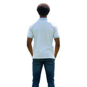 Camiseta Polo a Rayas para Hombre Jack and Jill, Manga Corta, Informal, para Golf, Suave, Transpirable, Mezcla de Algodón, Ajuste Clásico y Cómodo - Product Image 4