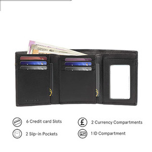 2026 Newest Designer Men's 100% Genuine Leather <b>Wallet</b> Short Purse Trifold Card <b>Holder</b> <b>Wallets</b> For Men Daily Use Business <b>Wallet</b> - Product Image 4
