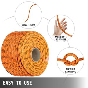 Corda in Poliestere per Trazione 9/16" X 200FT, Resistenza alla Rottura 8600 libbre, Corde da 200FT - Product Image 5
