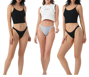 Braguitas de bikini de punto de alta calidad 2026, diseños variados, lote a granel, venta al por mayor, ropa interior sexy transpirable para mujer, barata - Product Image 2