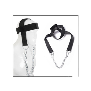 Neoprene <b>Head</b> Harness Adjustable Durable Breathable Lightweight Unisex Steel Chain Nylon Polyester Gym Fitness <b>Training</b> Heavy - Product Image 2